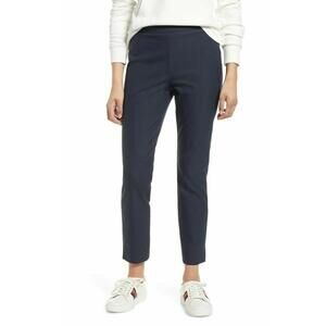 1901 4-Way Stretch Ankle Skinny Pants Navy Blue Size 4
